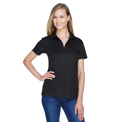 Devon and Jones® Women's CrownLux Performance® Plaited Short Sleeve Polo Shirt